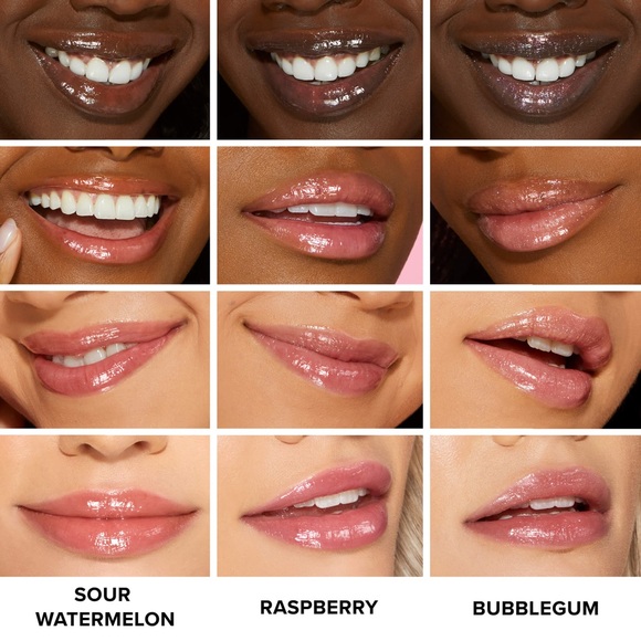 SOLD - Too Faced Kissing Jelly Lip Oil Gloss - Sour Watermelon (4.50 mL/0.15 OZ) - Picture 5 of 13